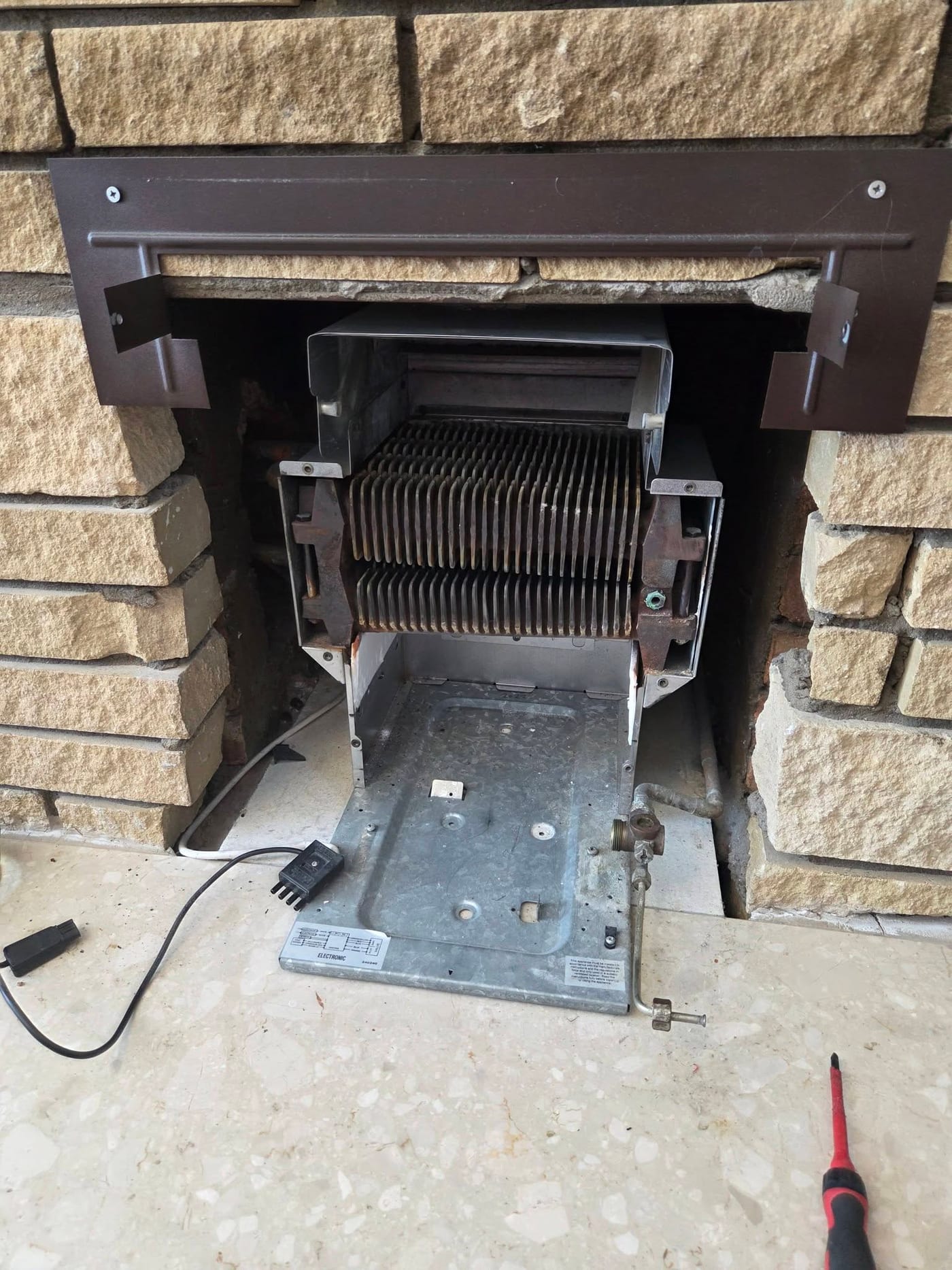 Heating appliance strip-down & service
